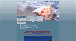 Desktop Screenshot of ferienhaus-spanien-costablanca.de